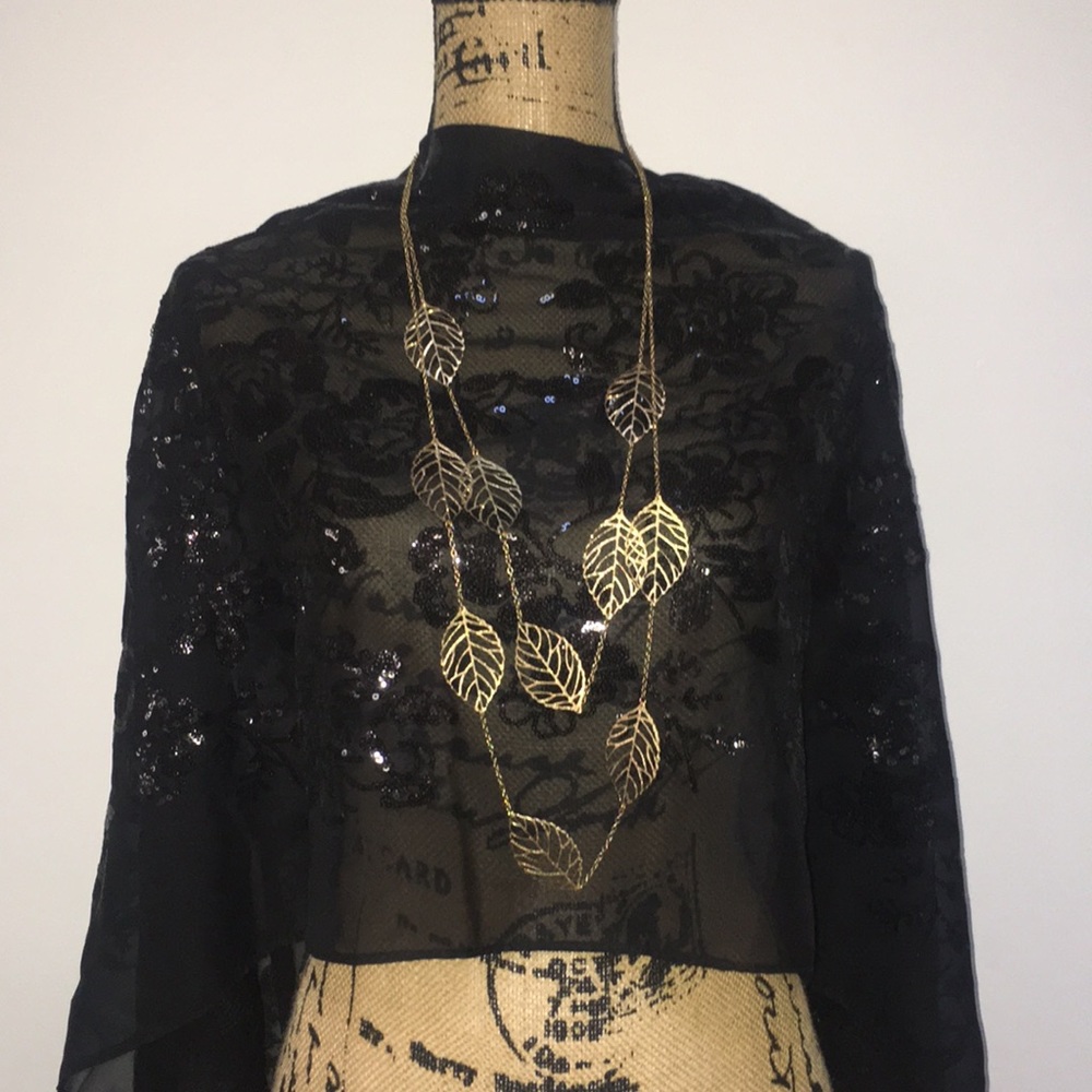 Charming Charlie long necklace and earring set.